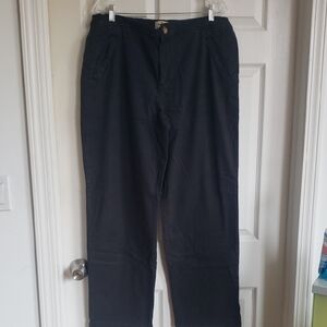 Marine Layer Women's Black Chino Pants